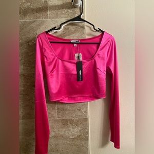 Shirt and skirt satin set